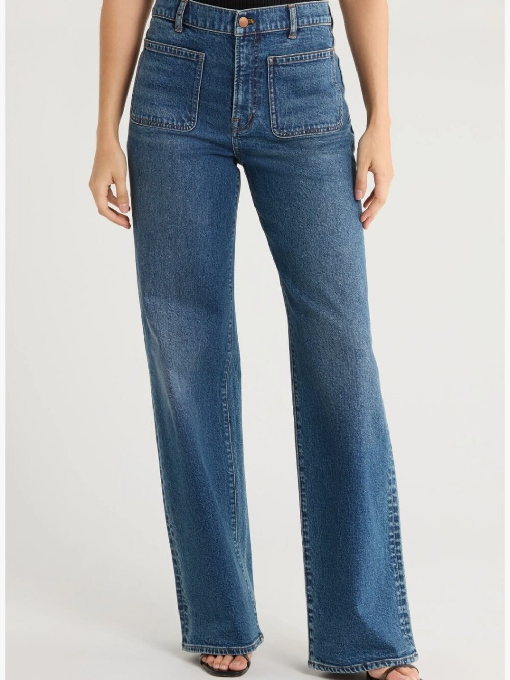 Maxwell The Perfect Patch Pocket Wide Leg Jean Size 29